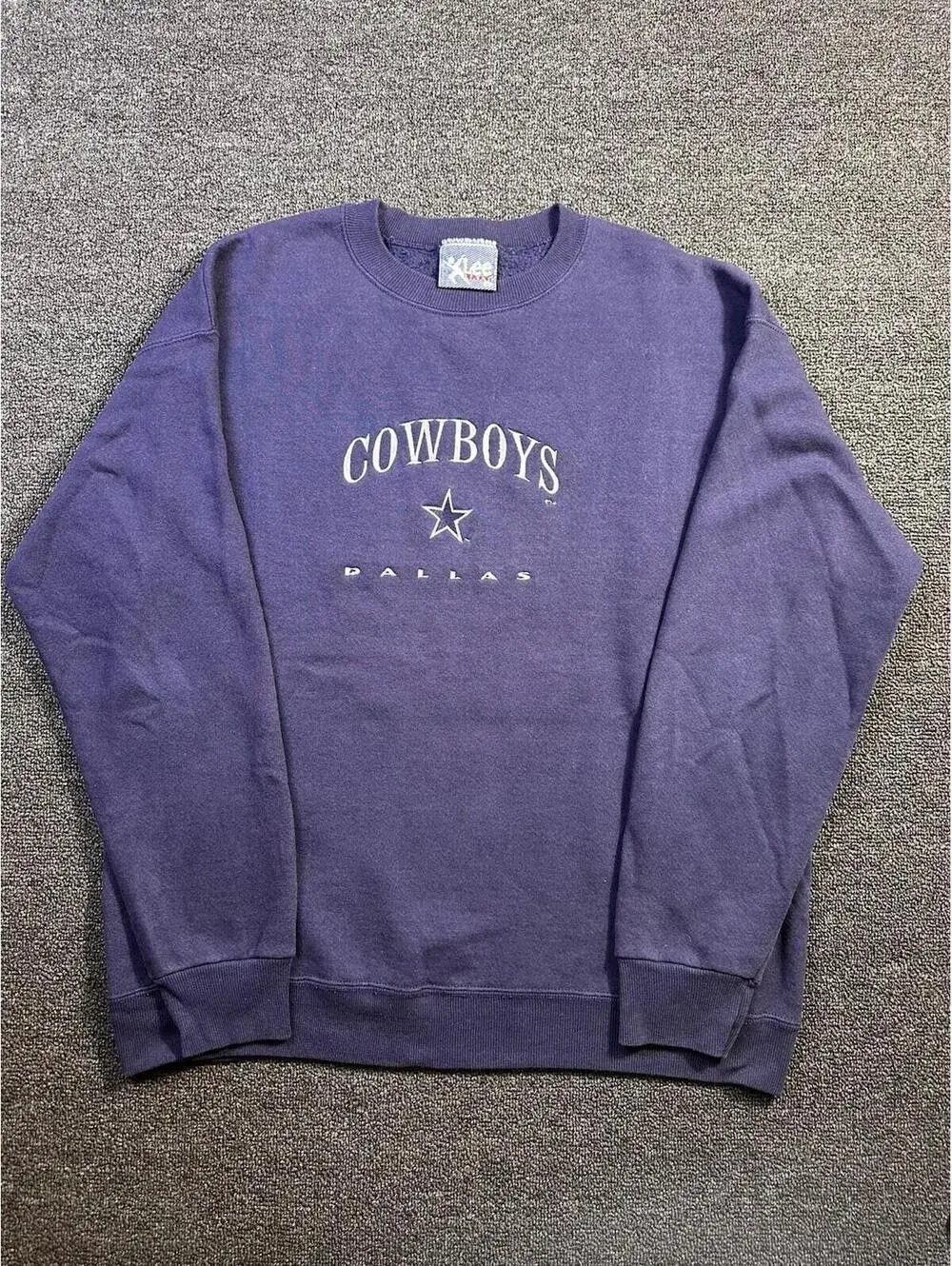 VTG Lee Sport Dallas Cowboys Sweater Sweatshirt Size Large